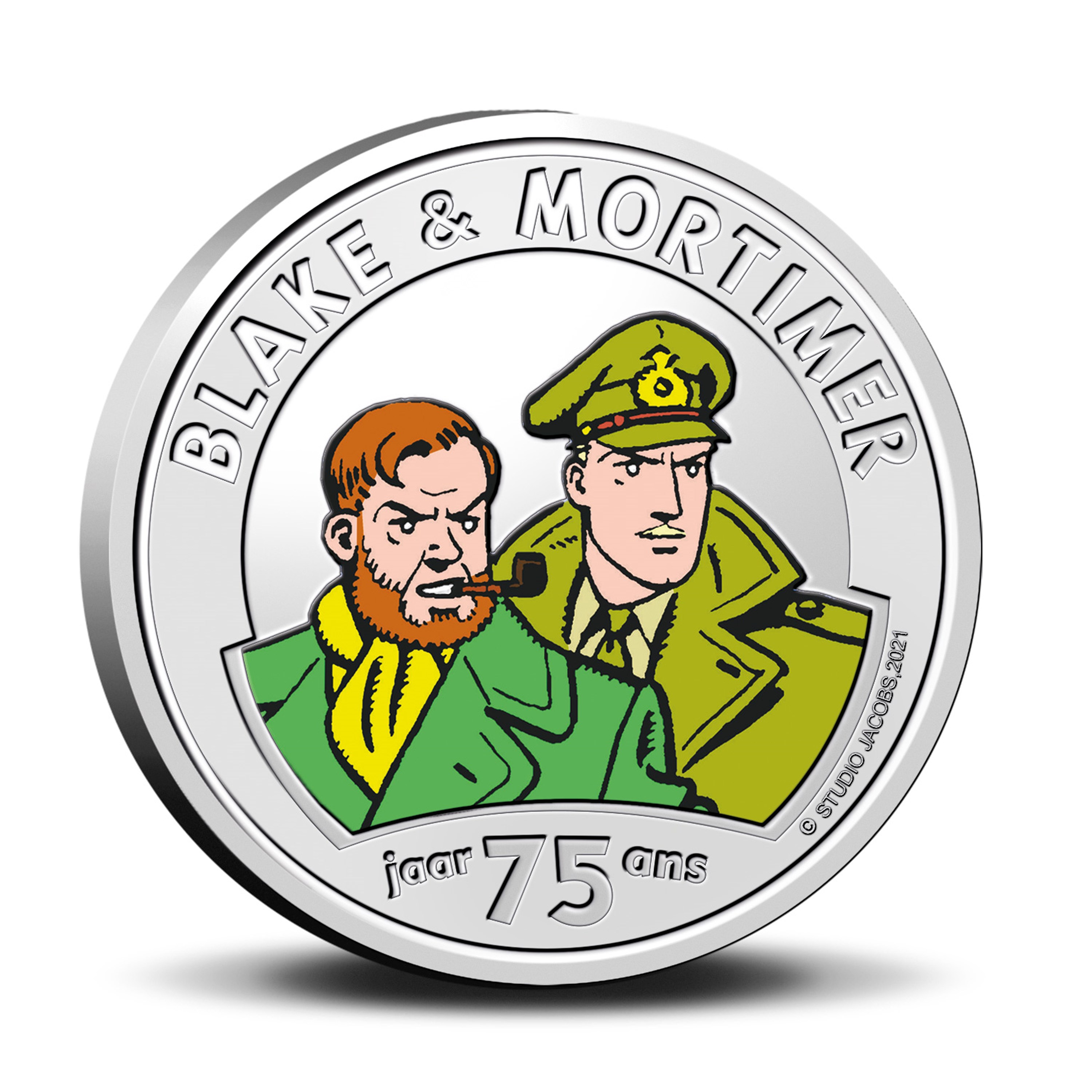 سکه یادبود بلیک و مورتیمر - رنگی
