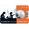 سکه 5 یورویی تن تن ، یادبود 90 سالگی (رنگی)