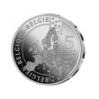 سکه 5 یورویی تن تن ، یادبود 90 سالگی (رنگی)